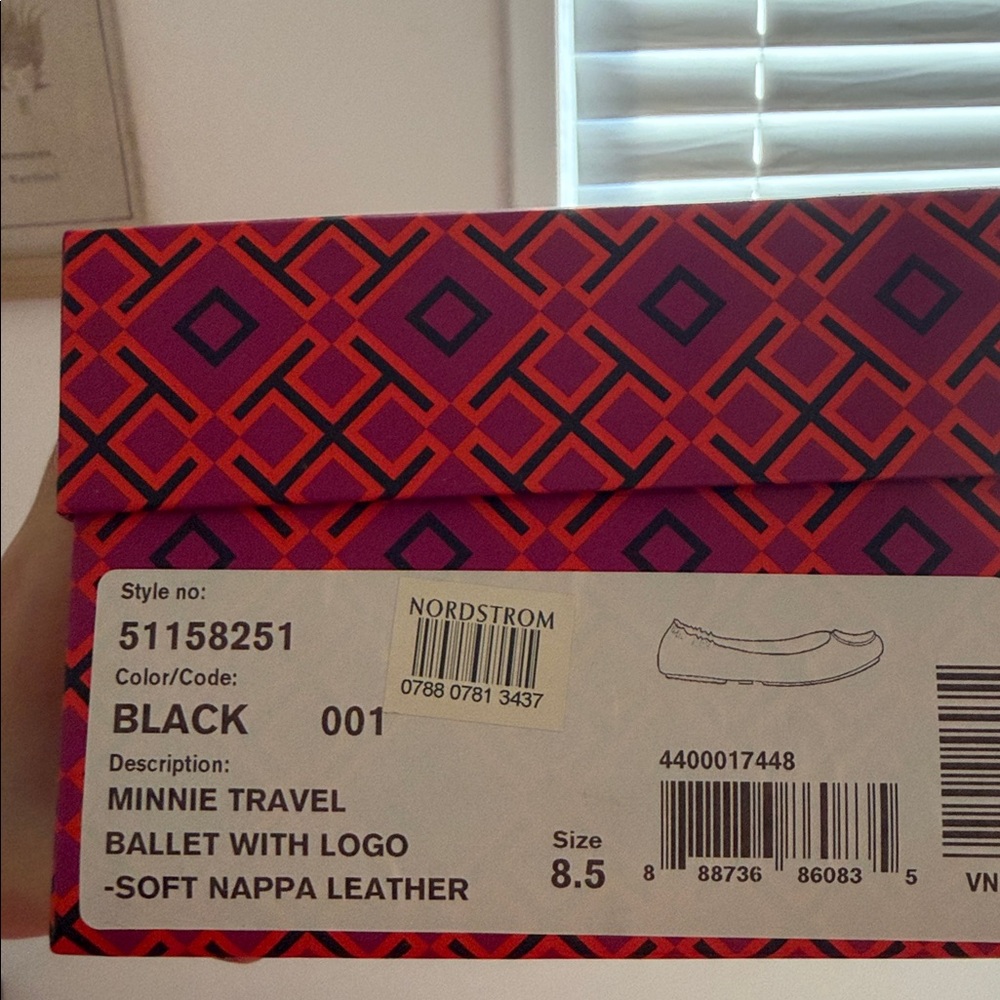 Tory Burch mini travel ballet with logo - Picture 2 of 5
